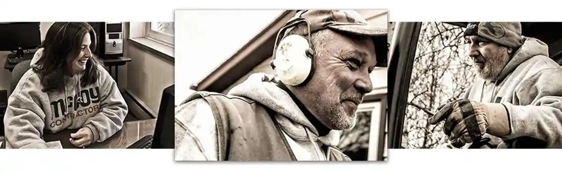 McCoy Contractors Foreman at Work