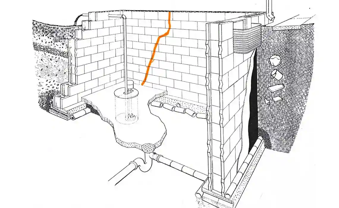 Vertical Cracks Diagram